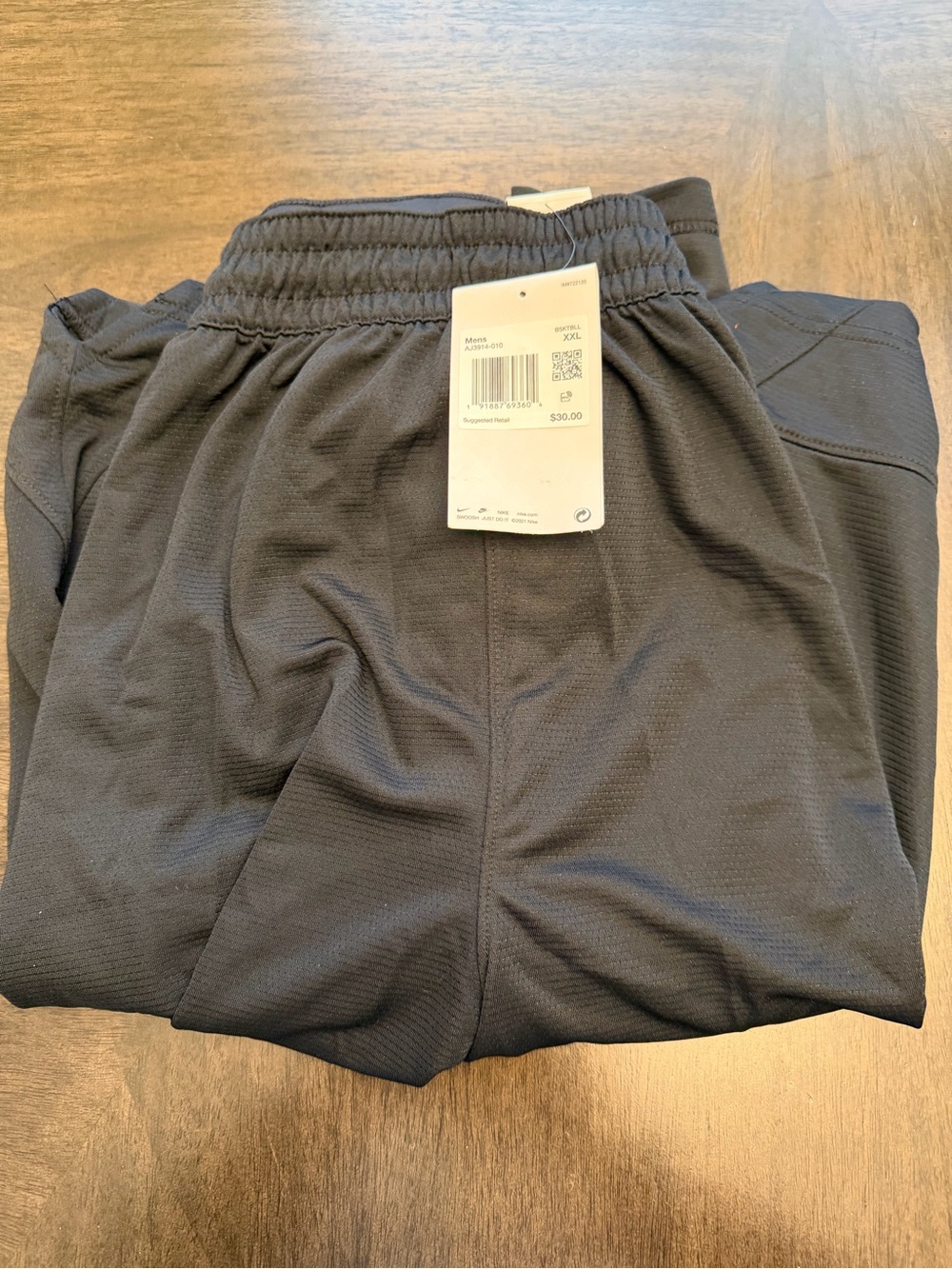 Nike Men’s Black Athletic Shorts